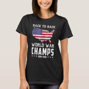 Tillbaka till omstörtade Världskriget Champs - 4:e T Shirt