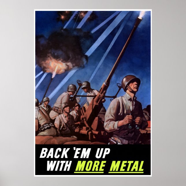 Tillbaka till PM:et med mer Metall - Gräns Poster (Framsidan)