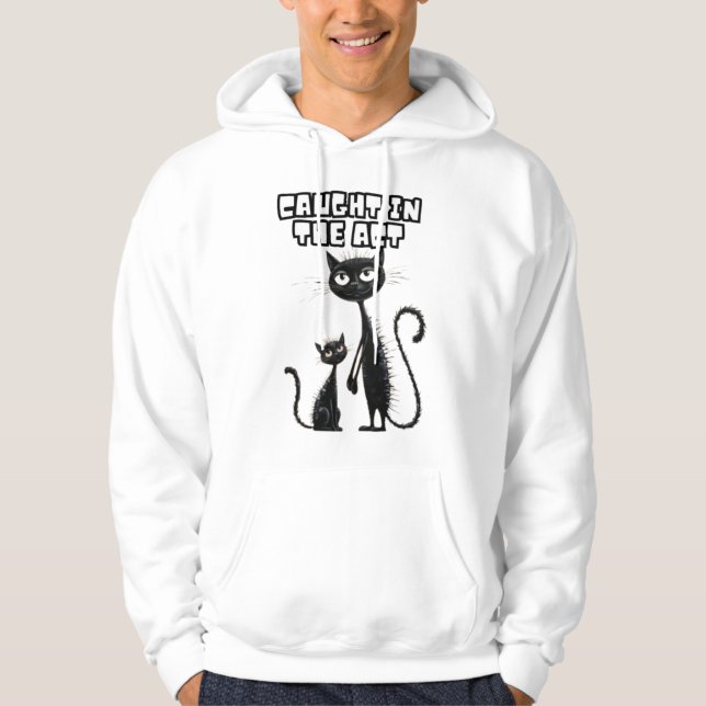 Tillbaka till Roligten: Black Kitten och Hennes Lo Hoodie (Framsida)