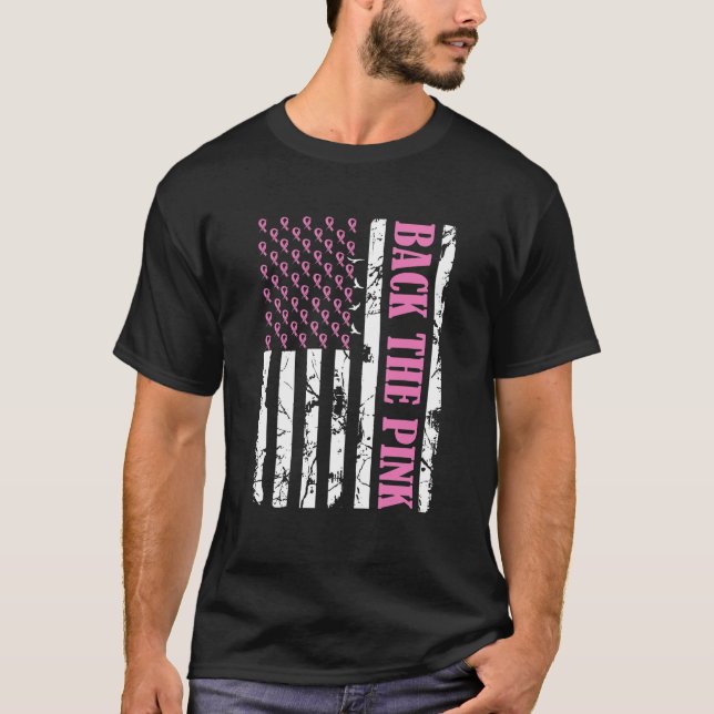 Tillbaka till Rosa Breast Cancer Awareness Pigeon  T Shirt (Framsida)