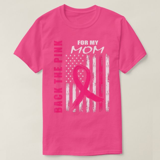 Tillbaka till Rosa Mamma Breast Cancer Awareness S T Shirt (Design framsida)