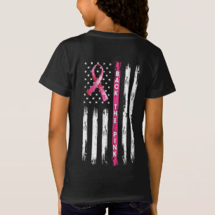 Tillbaka till Rosa Ribbon American Flagga Breast C T Shirt