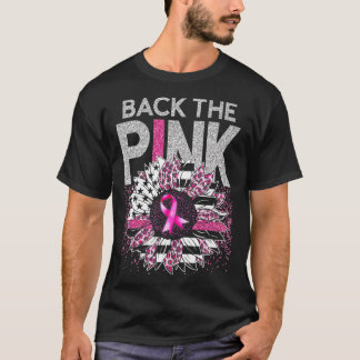 Tillbaka till Rosa Ribbon Solros Flagga Breast Can T Shirt