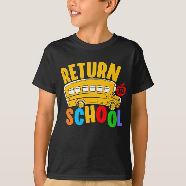 Tillbaka till School Back to school Gift Studenter T Shirt (Framsida)
