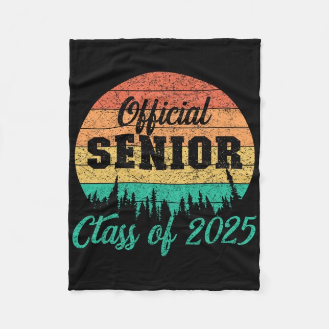 Tillbaka till skolan4 Senior 2025  Fleecefilt (Framsidan)