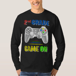 Tillbaka till skolan 2:a andra klass spelare TV-sp T Shirt