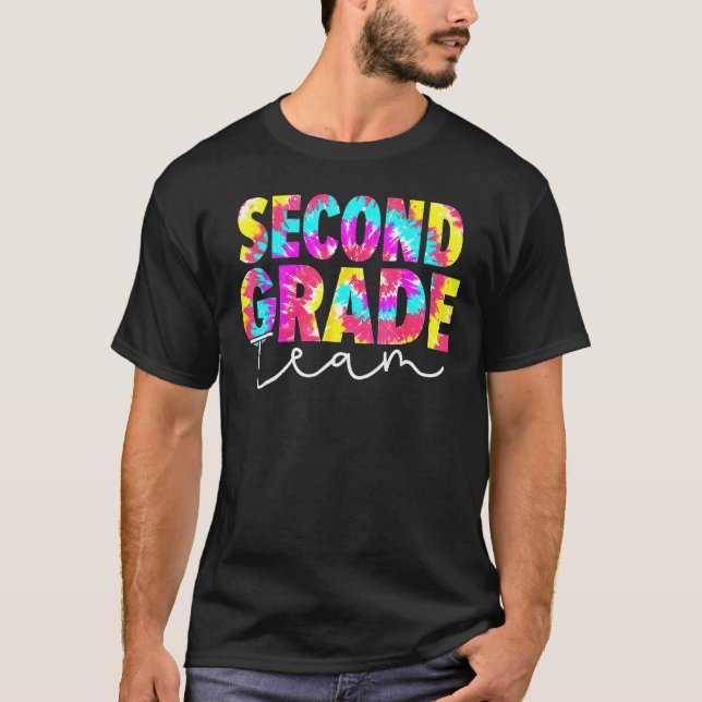 Tillbaka till skolan 2:a andra klassens team Tie D T Shirt (Framsida)