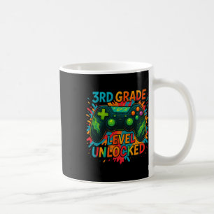 Tillbaka till skolan 3:e klass pojkar gamer första kaffemugg