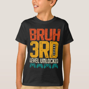 Tillbaka till skolan 3:e klass pojkar gamer första t shirt