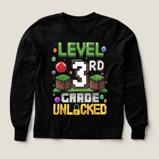 Tillbaka till skolan 3:e klass pojkar Gamer T Shirt