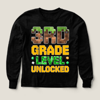 Tillbaka till skolan 3:e klass pojkar Gamer T Shirt