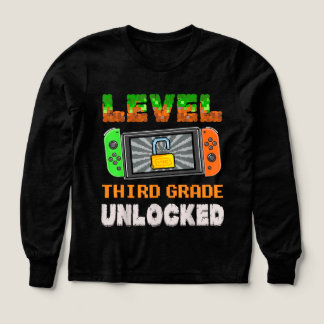 Tillbaka till skolan 3:e klass pojke Gamer T Shirt