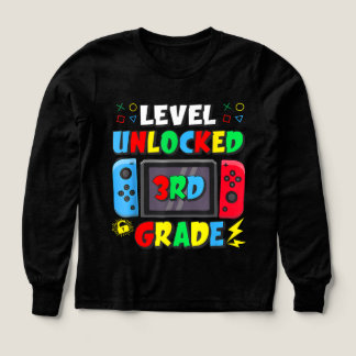 Tillbaka till skolan 3:e klass pojke Gamer T Shirt