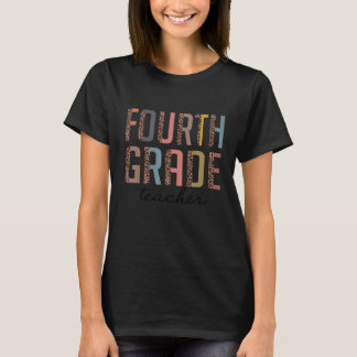 Tillbaka till skolan 4:e klass lärare Första dagen T Shirt