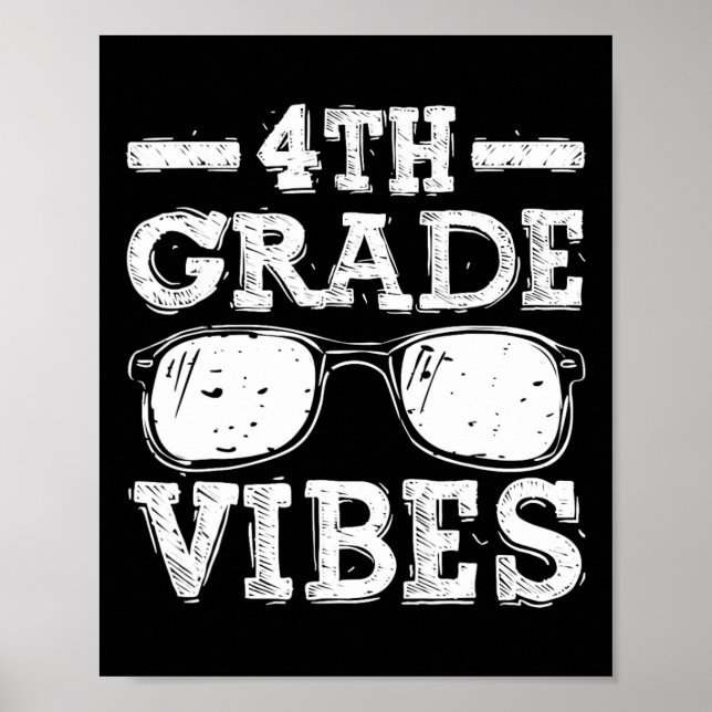 Tillbaka till skolan 4:e klassens vibbar  poster (Framsidan)