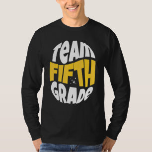 Tillbaka till skolan 5:e klass lärarlag femte klas t shirt