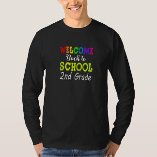 Tillbaka till skolan andra dagen i andra klass Hej T Shirt