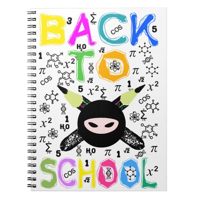Tillbaka till skolan anteckningsbok (Framsidan)