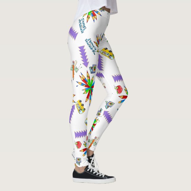 Tillbaka till skolan är coola Leggings (Höger)