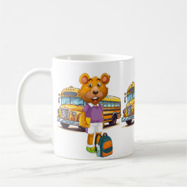 Tillbaka till skolan-björn kaffemugg