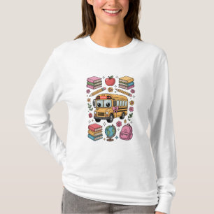Tillbaka till skolan Coquette lärare förskola förs T Shirt