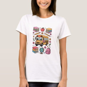 Tillbaka till skolan Coquette Lärare Förskola Förs T Shirt