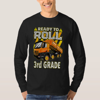 Tillbaka till skolan  Dumper lastbil redo att rull T Shirt