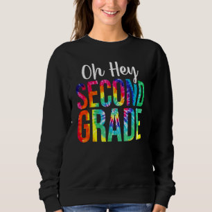 Tillbaka Till Skolan Elever Lärare Tie Dye Hey 2:a T Shirt