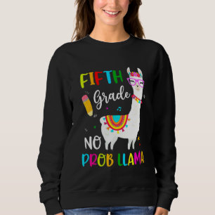 Tillbaka till skolan femte klass ingen prob Llama T Shirt
