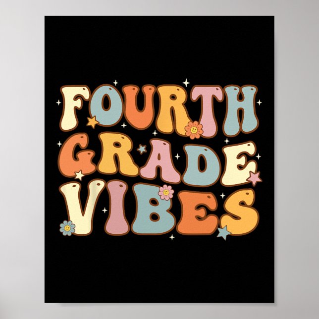 Tillbaka till skolan Fjärde klassens vibbar Elev L Poster (Framsidan)