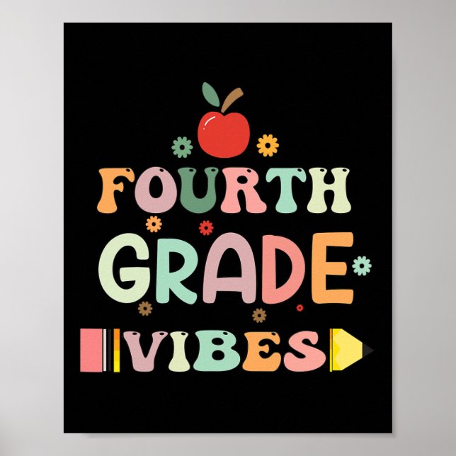 Tillbaka till skolan Fjärde klassens vibbar Elev L Poster (Framsidan)