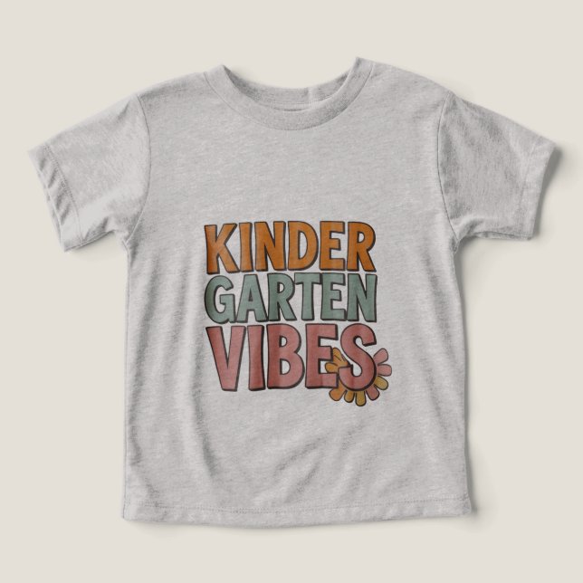Tillbaka till skolan Förskola Första klass  T Shirt (Design Framsida)