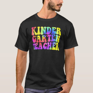 Tillbaka till skolan Förskolelärare Tie Dye T Shirt