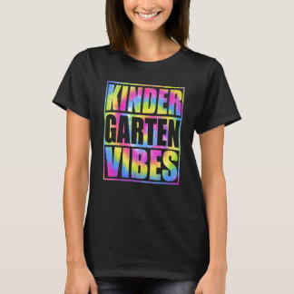 Tillbaka till skolan Förskolevibbar Första dagen l T Shirt