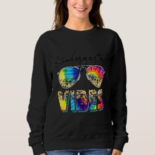 Tillbaka till skolan Förskolevibbar Tie Dye Leopar T Shirt