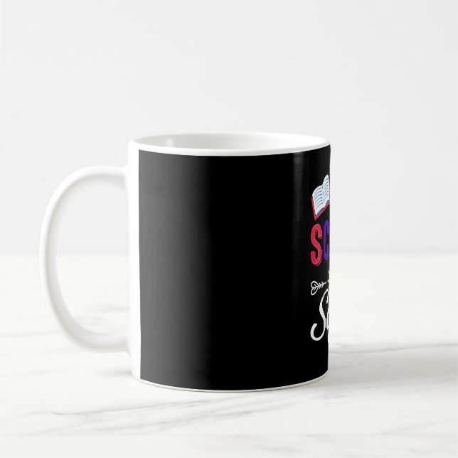Tillbaka till skolan förskollärare elev förskola kaffemugg (Vänster)