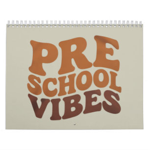 Tillbaka till skolan Första dagen för förskola Fun Kalender