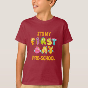 Tillbaka till skolan FÖRSTA DAGEN FÖR FÖRSKOLA T Shirt