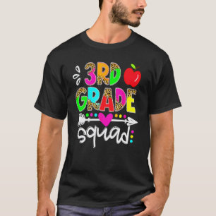 Tillbaka till skolan första dagen i 3:e klass skol t shirt
