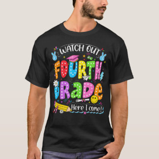 Tillbaka till skolan Första dagen se upp fjärde kl T Shirt