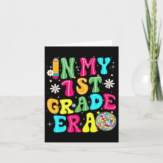 Tillbaka till skolan Första klass i min 1:a klass  Kort (Framsida)