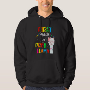 Tillbaka till skolan första klass inga problem lam hoodie