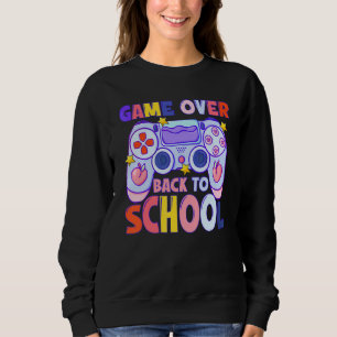 Tillbaka till skolan Game Over Lärare Student Kont T Shirt