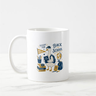 Tillbaka Till Skolan Gås Retro Kaffemugg