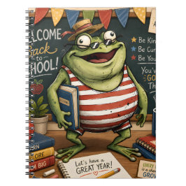 Tillbaka till skolan Groda PNG, Lärare Klassrumsde Anteckningsbok