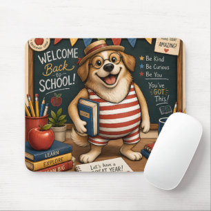 Tillbaka till skolan Hund PNG, Söt lärare Hund des Musmatta