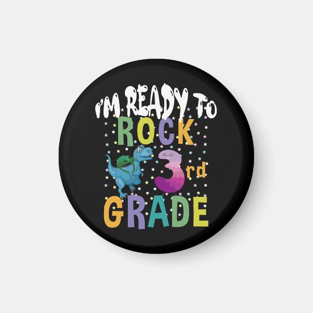 Tillbaka till skolan Jag är redo att krossa 3:e kl Magnet (Framsidan)