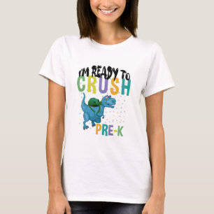 Tillbaka till skolan Jag är redo att krossa försko T Shirt