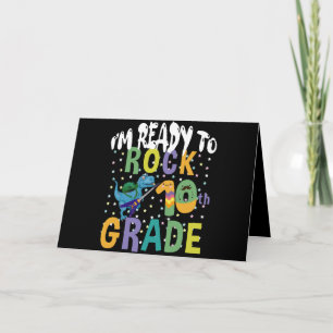 Tillbaka till skolan Jag är redo att rocka 10:e kl Kort