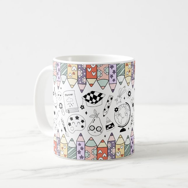 Tillbaka till skolan kaffemugg (Framsida vänster)